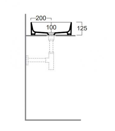 Round countertop washbasin Simas Folio FO01