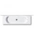 Lavabo suspendeux 110x35 cm deux trous collection Area