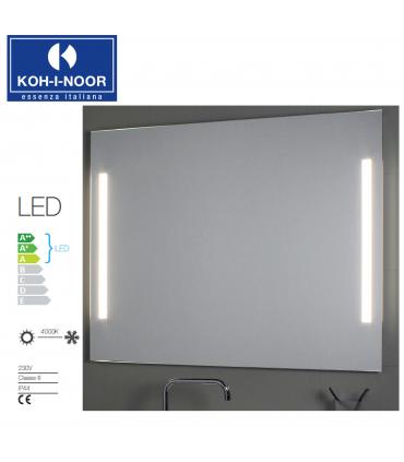 Miroir Koh-I-Noor avec éclairage latéral LED, hauteur 100 cm