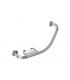 Curved safety grab bar with reversible soap dish Hermitage Colombo Design