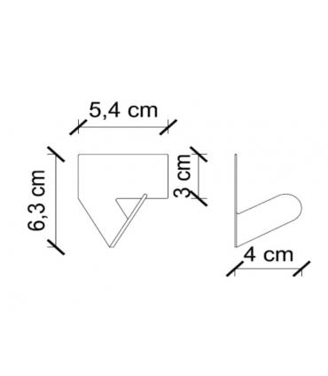 LAVI '5900 SINGLE HANGER WHITE