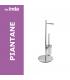 Montants equipes pour toilette Inda contract collection AV086 chrome