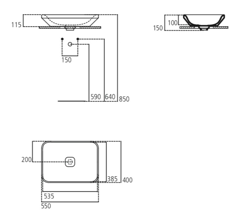 Ceramica Dolomite Serie Gemma.Semicolumn Washbasin Ceramic Dolomite Collection Gemma 2