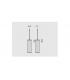 Colombo Design Plus W4962 wall-mounted toilet brush holder