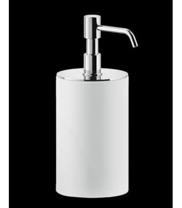 Dispenser sapone da appoggio Gessi serie Rilievo art. 59537 bianco