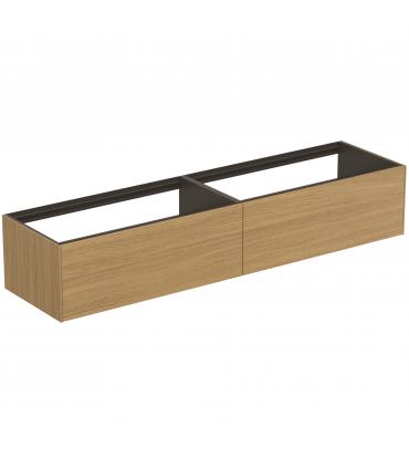 Ideal Standard veneered wall-hung washbasin cabinet without top