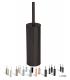 Toilet brush holder floor or wall  Inda My Love black brush replacement included