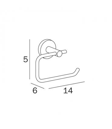 Porta rotolo ad anello collezione Gealuna Inda art.A1025