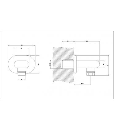 Presa acqua Gessi serie Goccia 33769