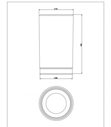 Bicchiere da appoggio, Gessi serie Emporio, art.38833