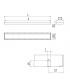 Inda towel bar Indissima series A8883