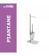 Stand for wc inda with paper holder and brush holder chrome av086