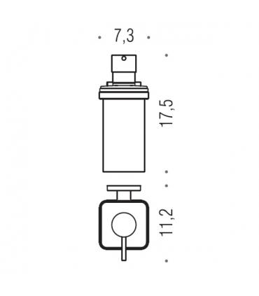 Dispenser dosasapone a parete Colombo Basic Q B93370