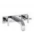 Traditional tap wall hung unique plate for washbasin Hansgrohe axor