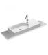 Countertop washbasin 90x35 cm single hole collection Area