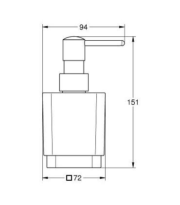 Soap dispenser lay-on, Grohe Selection Cube