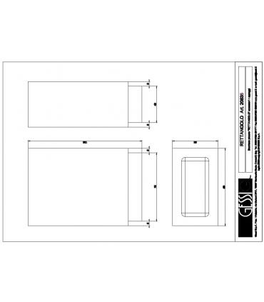 Bicchiere porta spazzolini Gessi Rettangolo 20835