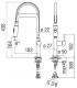 Miscelatore lavello cucina Nobili Acquerelli doccetta orientabile