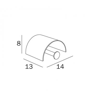 Portarotolo con coperchio Inda collezione One art.A24260