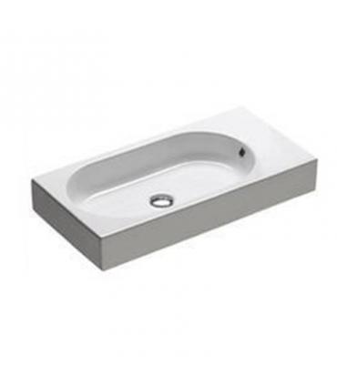 Wall hung washbasin 70x35 cm without holes collection Area