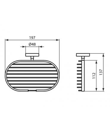 Grille porte-éponge Ideal Standard Iom A9112