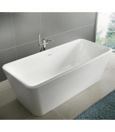 Freestanding bathtub, Ideal Standard Tonic 2 collection art.E3981, in white finish acrylic, size 180x80 cm. The tank is equipped