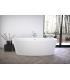 Ideal Standard freestanding bathtub Dea series 190x90 art.K8722 in matt white acrylic. The tank is suitable for freestanding ins