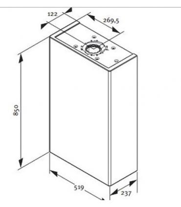 Saunier Duval Spazio 4 outdoor condensing boiler