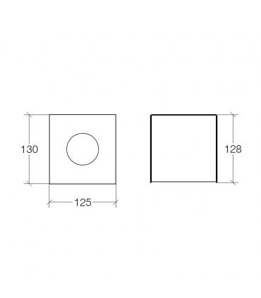 Porta kleenex, Lineabeta, Serie Otel, Modello 53270, inox lucido