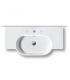 Lavabo suspendeux 81x45 cm monotrou prepare'trois trous collection Area