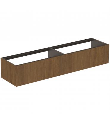 Ideal Standard veneered wall-hung washbasin cabinet without top