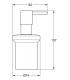 Dispenser dosasapone da appoggio Grohe Essentials art.40394001