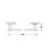 Portasalviette lineare, Grohe serie Essentials Cube art.40509001