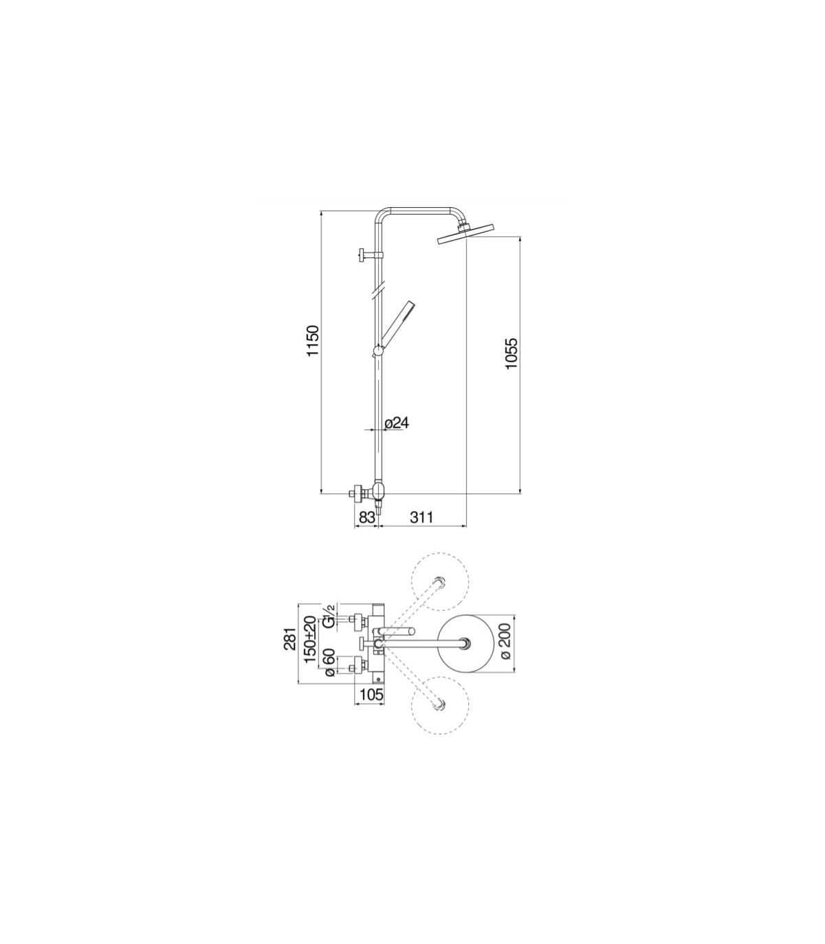 Lavabo Con Mobile Ideal Standard.Mobile Lavabo Con Top Ideal Standard Conca Impiallacciato