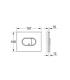 Grohe placca 2 pulsanti serie arena cosmo 38858 cromo/satinato. art.38