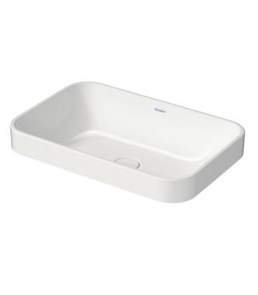 Lavabo da appoggio rettangolare Happy D2 plus Duravit