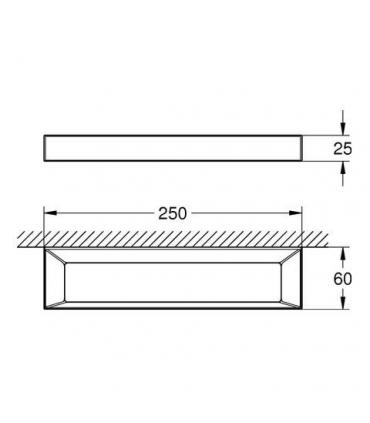 Porte-serviettes a' anneau Grohe Selection Cube