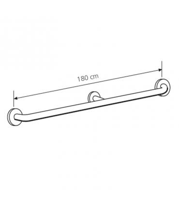 HATRIA maniglione a muro lineare 150 cm serie Autonomy art.Y0CM