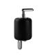 Dispenser sapone a parete Gessi Goccia nero 38014