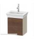 Mobile sottolavabo sospeso Duravit, serie White Tulip 4240R, con anta in Noce Americano