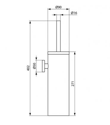 Ideal Standard Iom A9128 Wall Mounted Toilet Brush Holder