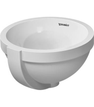 Lavabo da incasso sottopiano Architec Duravit con troppopieno