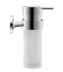 Dispenser sapone a parete Stark T Duravit con vetro satinato