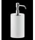 Dispenser sapone da appoggio Gessi serie Rilievo art. 59537 bianco