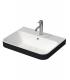 Lavabo … poser  bord du robinet et trou  Happy D2 plus Duravit