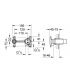 Built in part for Washbasin mixer Grohe 32635.