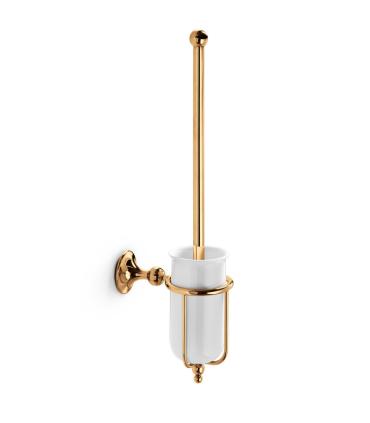 Wall Mounted Toilet Brush Holder, Lineabeta, Venessia 52906 Series, Brass