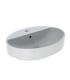 Geberit Variform oval countertop washbasin