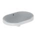 Geberit Variform elliptical built-in washbasin