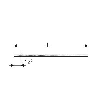 Receveur de douche rectangulaire Geberit Sestra